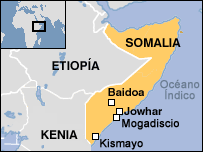 Mapa Somalia